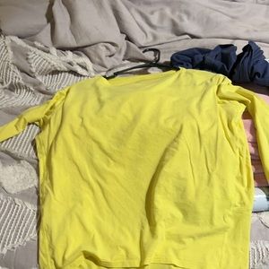 yellow lulu long sleeve top